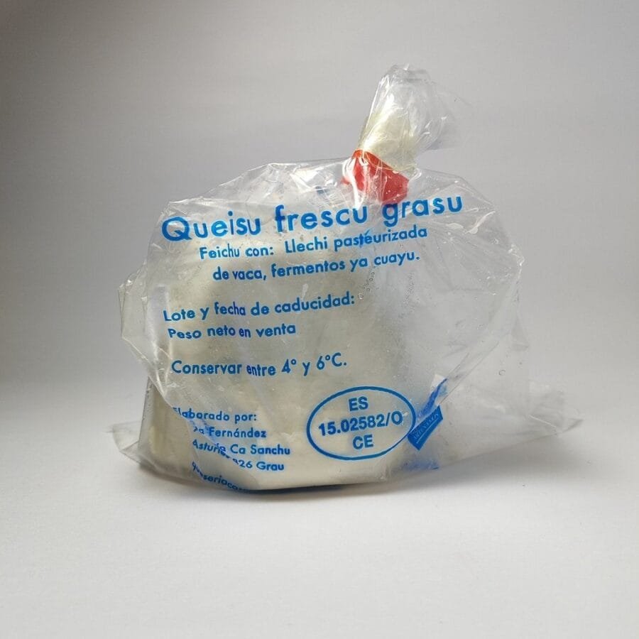 Barreña D´Ambás Queso Fresco Grasu Sin Sal Ca Sanchu - Imagen 2