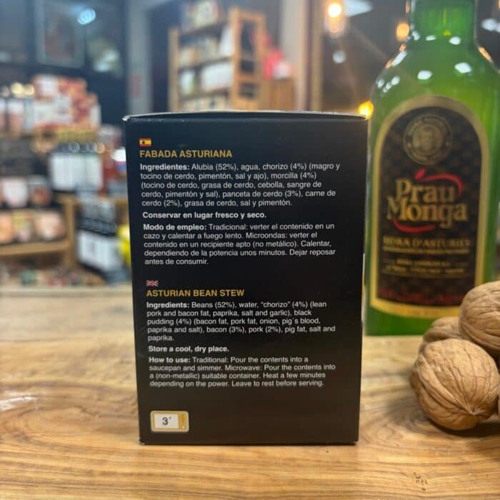 Ingredientes de fabada asturiana El Yantar de Pepe