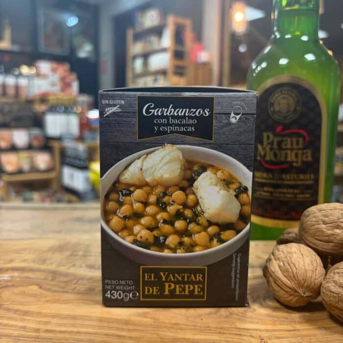 Garbanzos con Bacalao y Espinacas El Yantar de Pepe, lata de 430 g