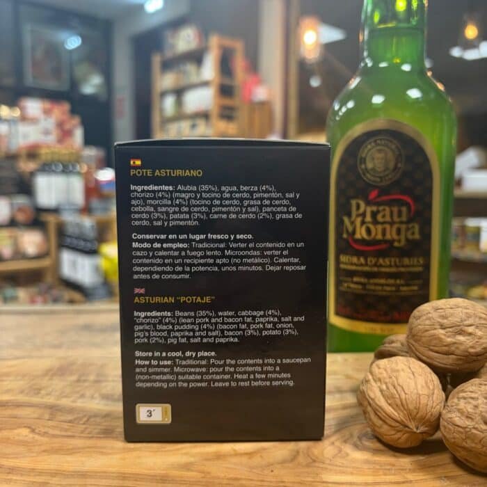 Ingredientes de pote asturiano El Yantar de Pepe
