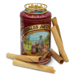 Lata Barquillera con Ruleta y Estuche 225gr.