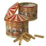 Lata Carrusel Musical de Mini Barquillos Canela 225gr.