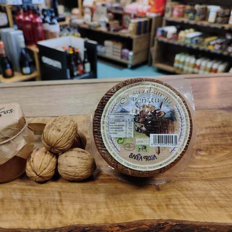 Quesos Asturianos en Oviedo | Tienda Gourmet Pan y Cebolla 4 queso-ahumado-peñatu-asturiano