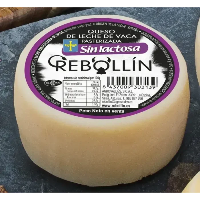 queso asturiano sin lactosa rebollin